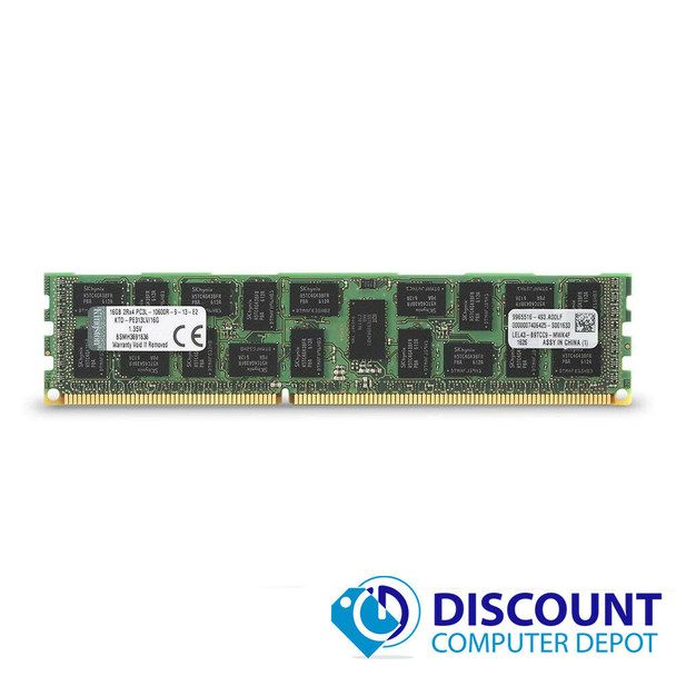 Cheap, used and refurbished 16GB 2Rx4 PC3L-10600R Kingston KTD-PE313LV/16G Server Memory RAM ECC Reg