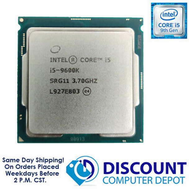 Cheap, used and refurbished Intel Core i5-9600k 3.7GHz Hexa-Core CPU Computer Processor LGA1151 SRELU SRG11