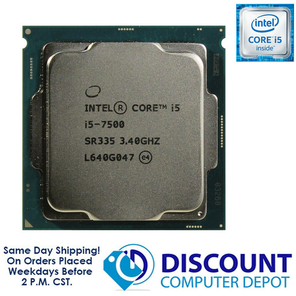 Cheap, used and refurbished Intel Core i5-7500 3.40GHz Quad-Core CPU Computer Processor LGA1151 Socket SR335