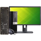 Dell OptiPlex 5040 SFF Desktop Computer | Intel Core i5 6th Gen | 32GB DDR4 RAM | 1TB SSD Storage | Windows 10 Pro | 19" Monitor | Keyboard + Mouse