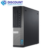 Front View Dell Optiplex 9010 Windows 10 Pro Desktop PC Quad i5-3470 3.2GHz 8GB 128GB SSD