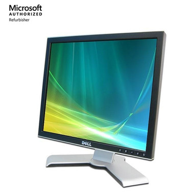 🔥Dual Dell UltraSharp Professional Black 17-inch LCD Monitors W/cables  grade A 890552635955