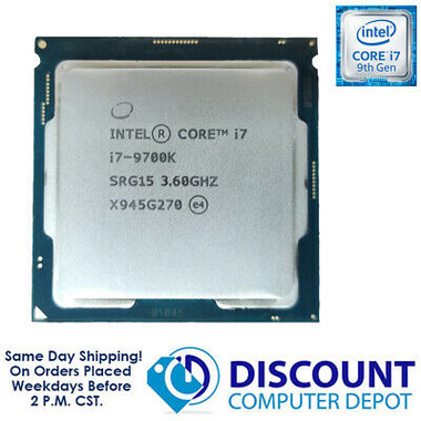 Core i7-9700k 3.6GHz Octa CPU Computer LGA1151 SRELT SRG15