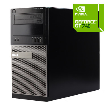 Dell Gaming Computer Tower Core i7 16GB 512GB SSD with Nvidia