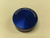 2.125" BLUE 2-PIECE TOBACCO HERB GRINDER WITH MAGNET