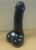 8.5" Novelty Penis-Shaped Ceramic Tobacco Water Pipe - BLACK