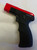 MODEL K GUN-SHAPED BUTANE REFILLABLE TORCH  - RED & BLACK