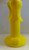 12" SILICONE NOVELTY BANANA-SHAPED WATER PIPE WITH 14mm GLASS BOWL - WHITE & YELLOW