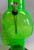 12" ACRYLIC SKULL-SHAPED BUBBLE WATER PIPE WITH THUMB CARB - LIGHT GREEN (2" Width)