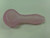 4" SANDBLASTED SPOON BOROSILICATE GLASS HAND PIPE - PINK