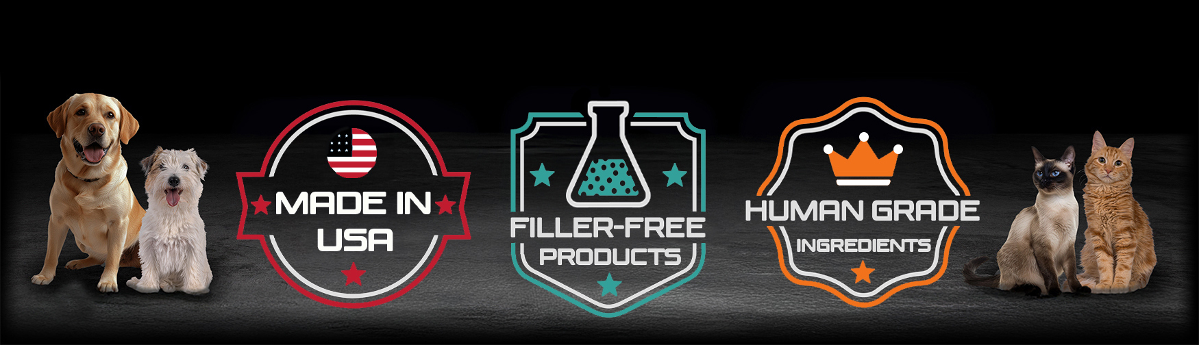 Astro Pet Products are proudly made in the USA with human-grade ingredients and absolutely no fillers!