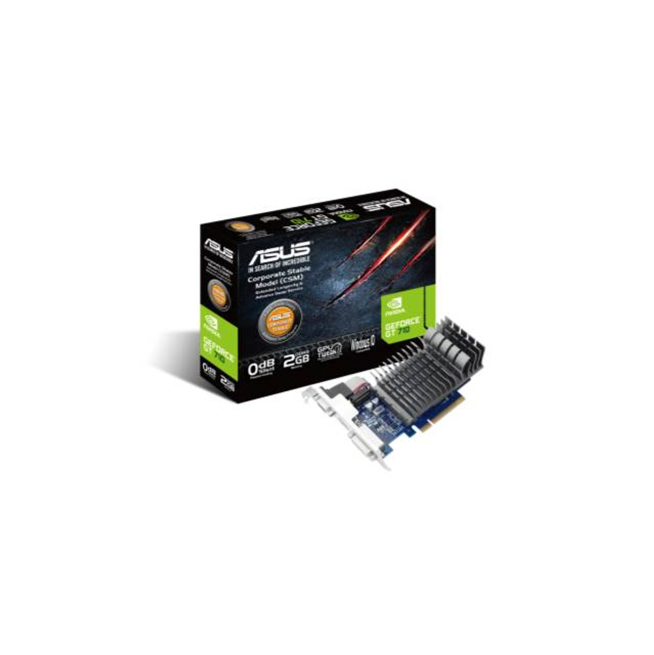 Asus NVIDIA GeForce GT 710 2GB DDR3 DVI/HDMI PCI-Express Video Card - Here26