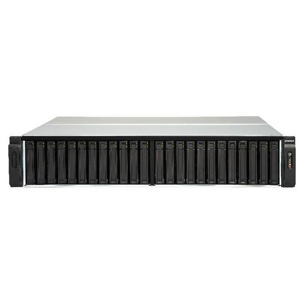 QNAP TES-3085U-D1548-32GR Intel Xeon D-1548 2.0GHz/ 32GB RAM/ 6GbE/ 30SATA3/ 30-Bay 2U Rackmount NAS Server for Enterprise w/ Dual OS Options