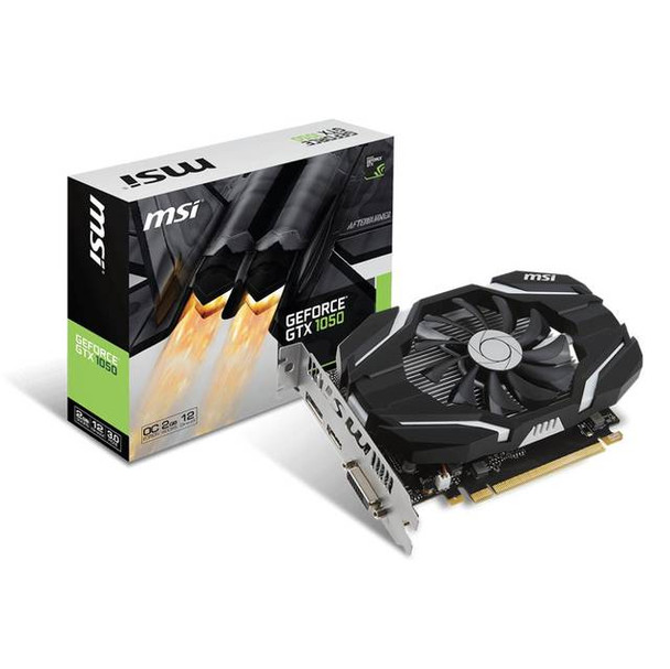 MSI NVIDIA GeForce GTX 1050 OC 2GB GDDR5 DVI/HDMI/DisplayPort PCI-Express Video Card