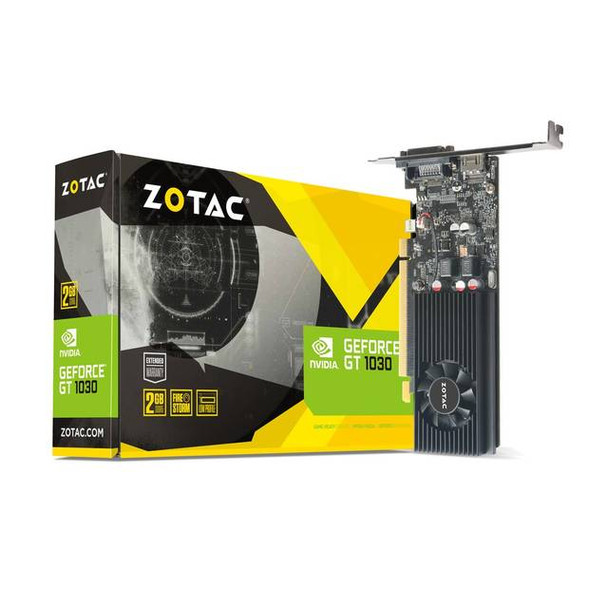 ZOTAC NVIDIA GeForce GT 1030 2GB GDDR5 DVI/HDMI PCI-Express Video Card