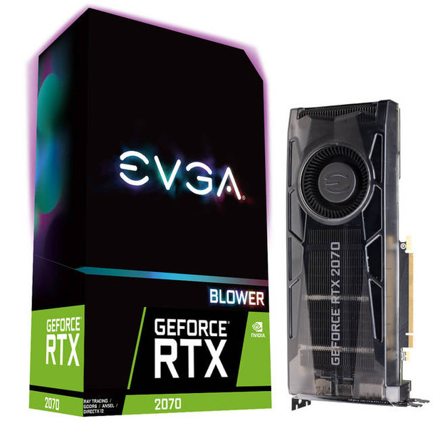 EVGA NVIDIA GeForce RTX 2070 GAMING 8GB GDDR6 HDMI/3DisplayPort/USB Type-C PCI-Express Video Card w/ RGB LED