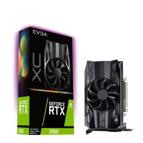 EVGA NVIDIA GeForce RTX 2060 XC GAMING 6GB GDDR6 DVI/HDMI/2DisplayPorts PCI-Express Video Card