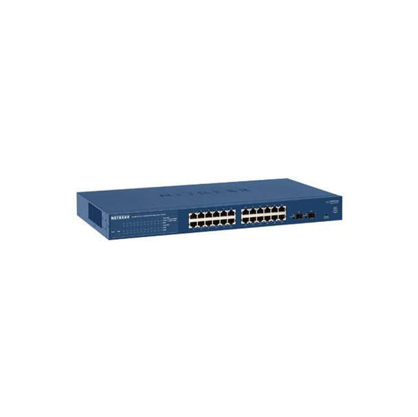 Netgear GS724T-400NAS Prosafe 24-Port Gigabit Smart Switch w/ 2x Dedicated SFP