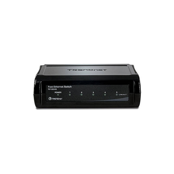 TRENDnet TE100-S5 5-Port 10/100Mbps Fast Ethernet Switch