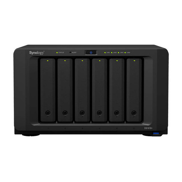 Synology DiskStation DS1618+ 6-Bay Desktop NAS for SMB