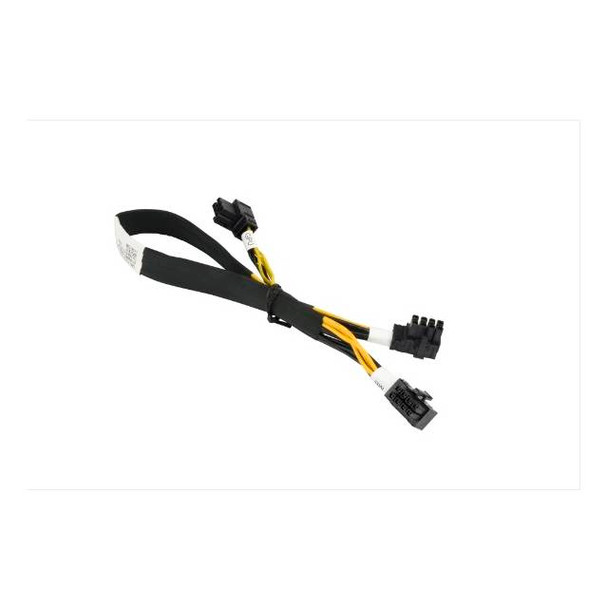 Supermicro CBL-PWEX-0791 36cm 8-Pin Right Angle CPU to 8-Pin + 6-Pin Right Angle PCIe GPU Cable For Geforce 2 & 3