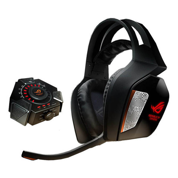 ASUS ROG Centurion True 7.1 Surround Sound Gaming Headset for PC/Console with USB control box