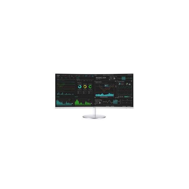 Samsung CJ791 Series C34J791WTN 34 inch 3,000:1 4ms HDMI/DisplayPort/USB LED LCD Monitor (White/Silver)