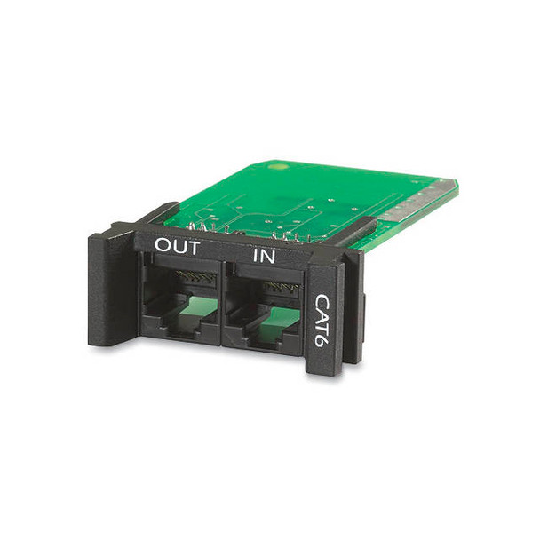 APC PNETR6 1U CAT6 or CAT5/5e Network Line Surge Protection Module w/ PRM4 or PRM24 Chassis