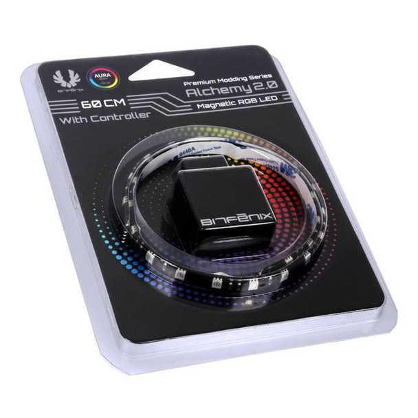 BitFenix Alchemy 2.0 RGB LED Magnetic Strip + Controller - 60cm
