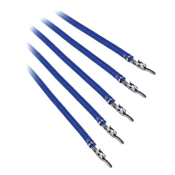 BitFenix Alchemy 2.0 5x 60cm Sleeved PSU Cable (Blue)