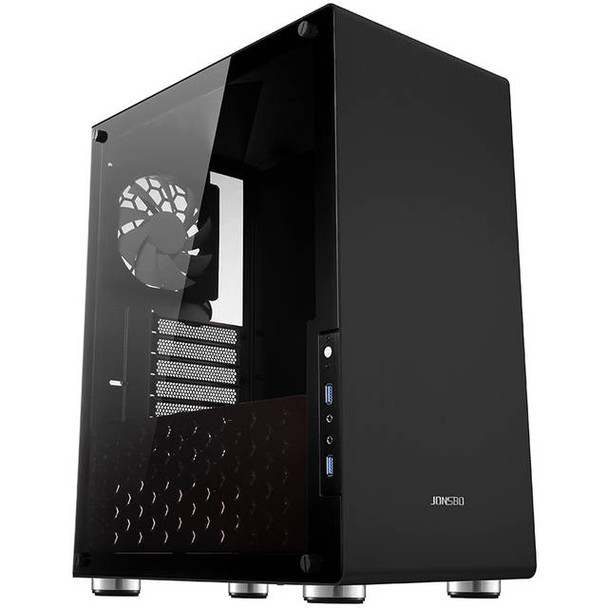 Jonsbo U4 No Power Supply ATX Mid Tower (Black)