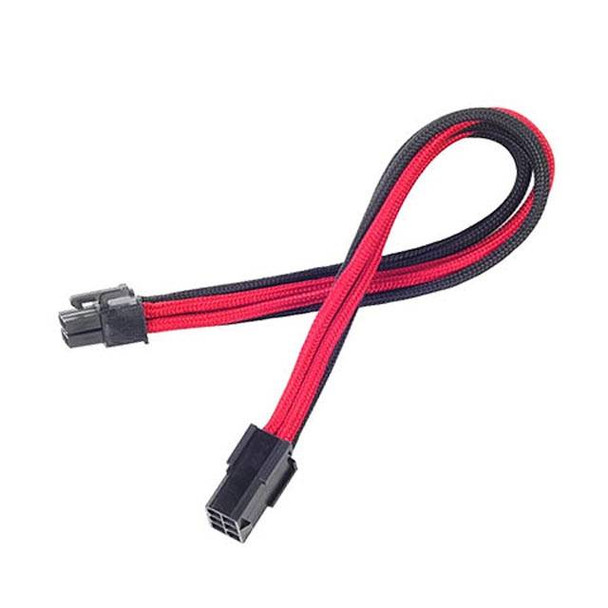 Silverstone PP07-IDE6BR 6pin to PCI-E 6pin PSU Cable (Black/Red)