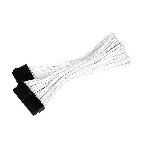 Silverstone PP07-MBW ATX 24pin to Motherboard 24pin PSU Cable (White)