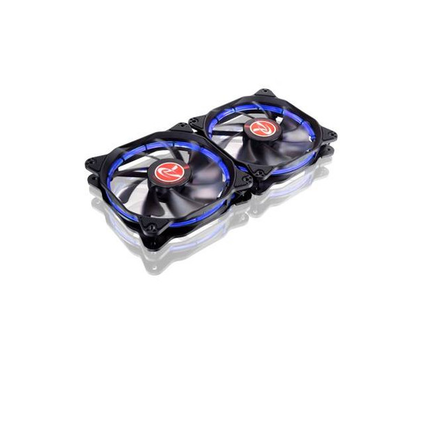 RAIJINTEK AURAS 12 120mm Case Fan Blue (2 pack)