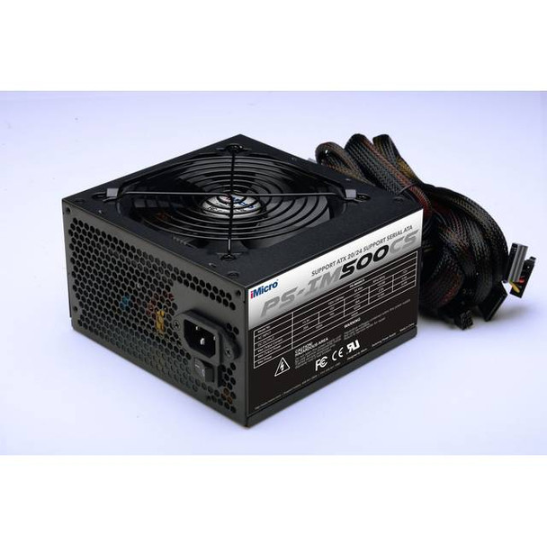 iMicro IM500CS 500W Power Supply with UL Certification