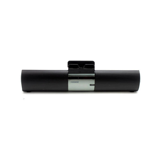 iKANOO BT008 Wireless Bluetooth/Wired 3.5mm Portable Speaker Sound Bar w/ Microphone (Black)