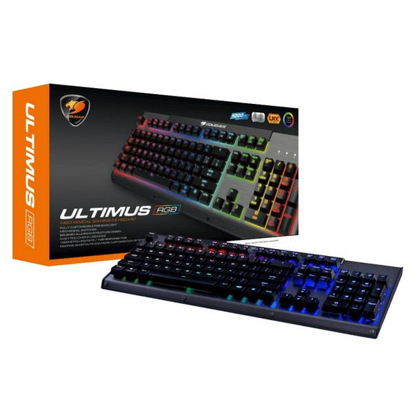 Cougar ULTIMUS RGB1 Metal-Based RGB Mechanical Gaming Keyboard w/ Red Switches