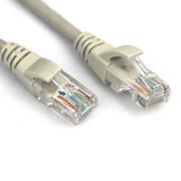 VCOM NP511-14-GRAY 14ft Cat5e UTP Molded Patch Cable (Gray)