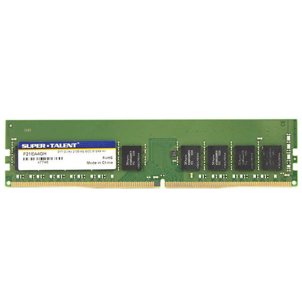 Super Talent DDR4-2133 4GB/512Mx8 ECC CL15 Hynix Chip Server Memory