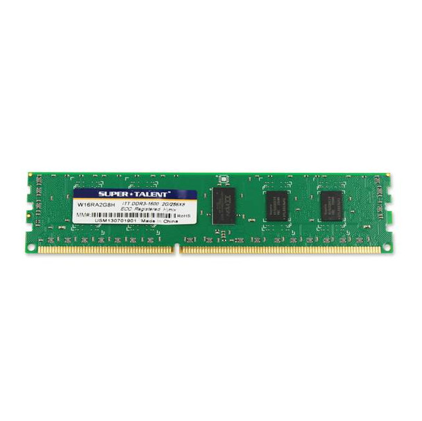 Super Talent DDR3-1600 2GB/256Mx8 ECC/REG CL11 Hynix Chip Server Memory