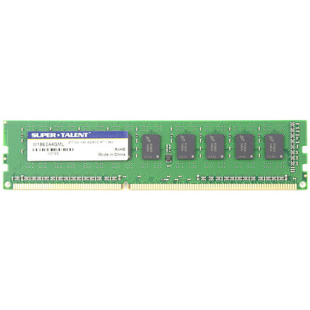 Super Talent DDR3L-1866 4GB/512Mx8 ECC CL13 Micron Chip Server Memory