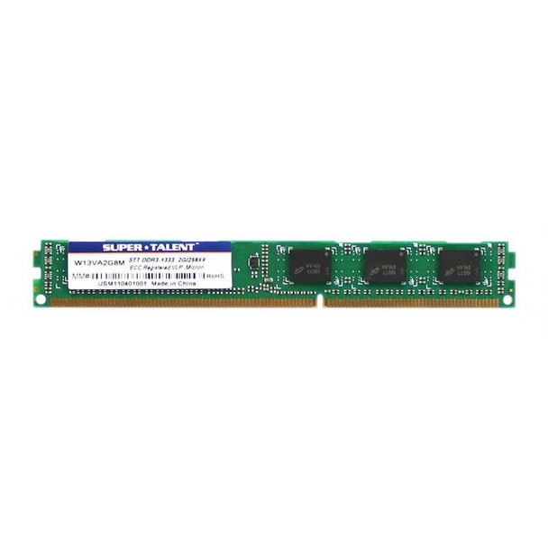 Super Talent DDR3-1333 2GB/256x8 VLP ECC/REG Micron Chip Server Memory