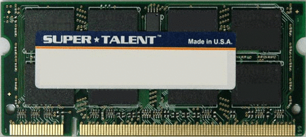Super Talent DDR2-800 SODIMM 1GB/128x8 Samsung Chip Notebook Memory