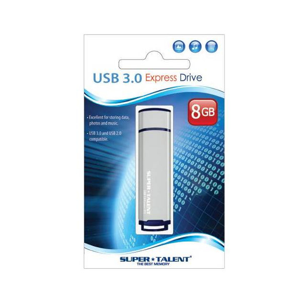 Super Talent 8GB Express ST2 USB 3.0 Flash Drive (MLC)
