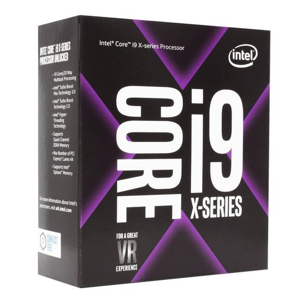 Intel Core i9-7900X X-series Skylake Processor 3.3GHz 8.0GT/s 13.75MB L3 LGA 2066 CPU, Retail