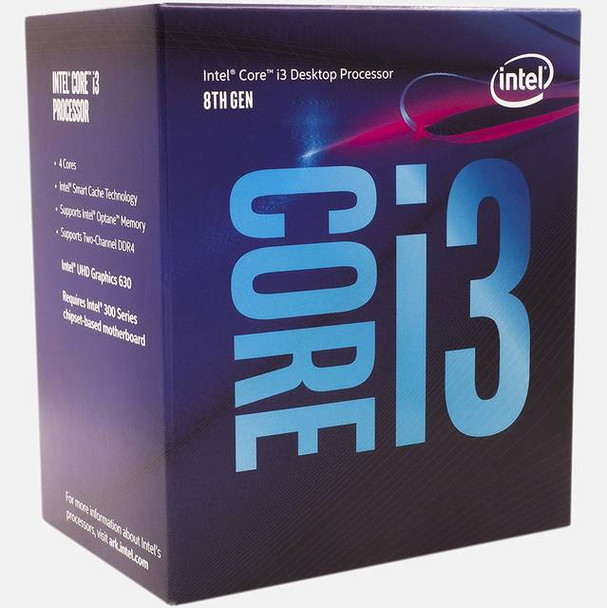 Intel Core i3-8100 Coffee Lake Processor 3.6GHz 8.0GT/s 6MB LGA 1151 CPU, Retail