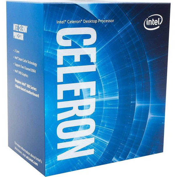 Intel Celeron G4900 Dual-Core Coffee Lake Processor 3.1GHz 8.0GT/s 2MB LGA 1151 CPU, Retail