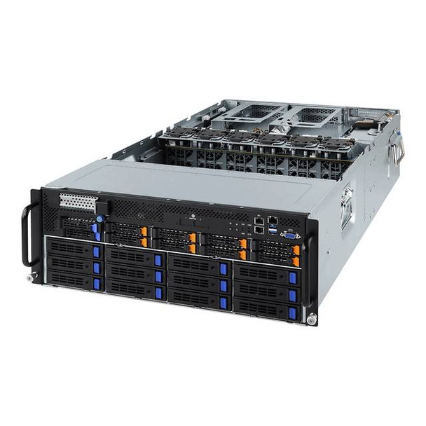 GIGABYTE G481-HA0 Dual LGA3647/ Intel C621/ DDR4/ V&6GbE 4U Rackmount Server Barebone System