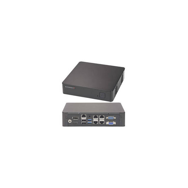 Supermicro SuperServer SYS-E200-9B FCBGA 1170 60W Mini-ITX Server Barebone System (Black)