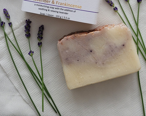 LAVENDER OATMEAL | natural handmade soap